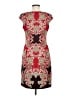London Times Paisley Red Cocktail Dress Size 8 - photo 2