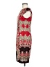 London Times Paisley Red Cocktail Dress Size 8 - photo 5