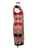 London Times Paisley Red Cocktail Dress Size 8 - photo 4