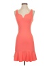 Express 100% Polyester Orange Cocktail Dress Size XXS - photo 1