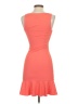 Express 100% Polyester Orange Cocktail Dress Size XXS - photo 2