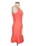 Express 100% Polyester Orange Cocktail Dress Size XXS - photo 4