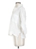 Max Studio White 3/4 Sleeve Button-Down Shirt Size S - photo 5
