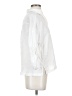 Max Studio White 3/4 Sleeve Button-Down Shirt Size S - photo 4