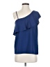 Charlie Paige 100% Polyester Blue Sleeveless Blouse Size S - photo 1