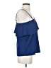 Charlie Paige 100% Polyester Blue Sleeveless Blouse Size S - photo 4