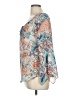 AGB 100% Polyester Teal 3/4 Sleeve Blouse Size M - photo 5