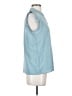 Target 100% Polyester Blue Sleeveless Blouse Size S - photo 4