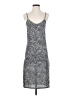 PrettyLittleThing Animal Print Silver Casual Dress Size 2 - photo 1