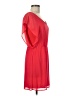Buttons Solid Red Pink Casual Dress One size - photo 4