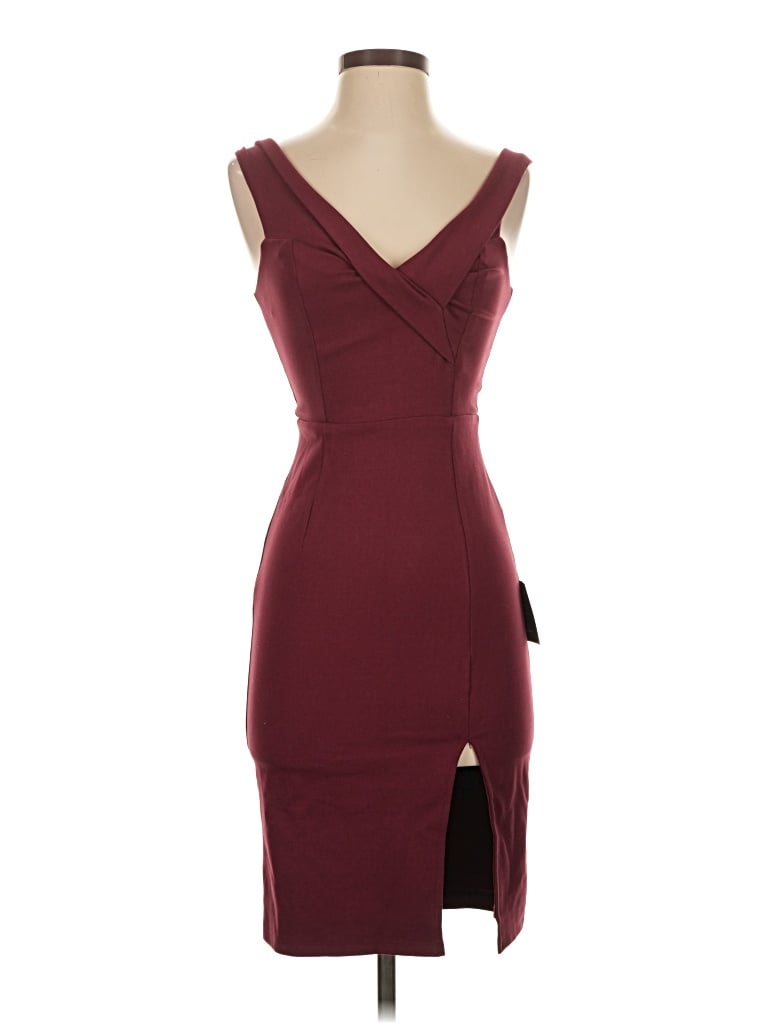 Pre-owned Lulus Cocktail Dress In Burgundy