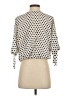 MICHAEL Michael Kors Polka Dots Ivory 3/4 Sleeve Blouse Size S - photo 2