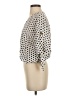 MICHAEL Michael Kors Polka Dots Ivory 3/4 Sleeve Blouse Size S - photo 5