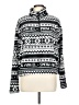 No Boundaries 100% Recycled Polyester Print Black Pullover Sweater Size L - photo 1