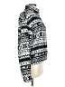 No Boundaries 100% Recycled Polyester Print Black Pullover Sweater Size L - photo 4