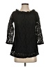 Assorted Brands 100% Polyester Black 3/4 Sleeve Blouse Size XS - photo 1