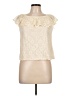 Discreet Ivory Sleeveless Blouse Size L - photo 1