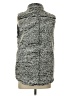 Thread & Supply 100% Polyester Gray Faux Fur Vest Size S - photo 2