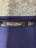 Doe & Rae Blue Short Sleeve Blouse Size 1X - photo 7