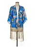 Lucky & Coco 100% Polyester Blue Kimono Size M - photo 1