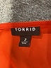 Torrid 100% Polyester Orange Sleeveless Blouse Size 2X Plus (2) - photo 7