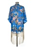 Lucky & Coco 100% Polyester Blue Kimono Size M - photo 2