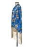 Lucky & Coco 100% Polyester Blue Kimono Size M - photo 5