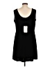 S'edge Solid Black Casual Dress Size L - photo 2