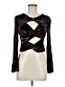 autumn adeigbo Black Long Sleeve Top Size 8 - photo 1