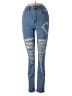Shein Hearts Blue Jeans Size 2 - photo 1