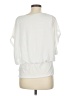 Joseph A. 100% Polyester White Ivory Short Sleeve Blouse One size - photo 2