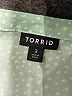 Torrid 100% Polyester Green Short Sleeve Blouse Size 3X Plus (3) - photo 7