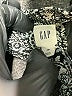 Gap 100% Rayon Paisley Gray Casual Dress Size XS - photo 7