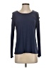 Nine West Blue Long Sleeve Top Size S - photo 1