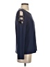 Nine West Blue Long Sleeve Top Size S - photo 4