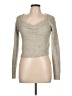 Chelsea & Violet 100% Polyester Metallic Silver Pullover Sweater Size L - photo 1