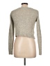 Chelsea & Violet 100% Polyester Metallic Silver Pullover Sweater Size L - photo 2