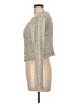 Chelsea & Violet 100% Polyester Metallic Silver Pullover Sweater Size L - photo 5