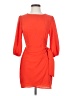 VICI 100% Polyester Solid Orange Red Cocktail Dress Size XS - photo 1