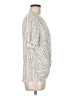 Potter's Pot Silver Short Sleeve Blouse Size M - photo 4