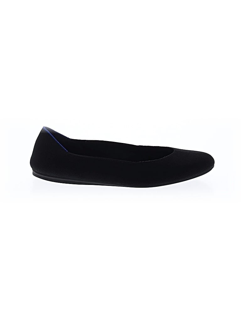Pre-owned Rothys Flats In Black