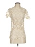 Assorted Brands Ivory Short Sleeve Top Size XXS (estimated) - photo 1