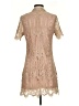 Zalora 100% Polyester Tan Cocktail Dress Size S - photo 2