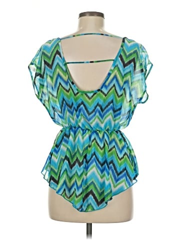 Whats Hot Short Sleeve Blouse (view 2)