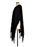 BCBGMAXAZRIA Solid Black Poncho Size XS - photo 5