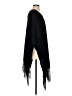 BCBGMAXAZRIA Solid Black Poncho Size XS - photo 4