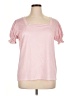 Assorted Brands Pink Short Sleeve Top Size XL - photo 1