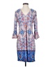 Nicole Miller Paisley Blue Casual Dress Size 4 - photo 1