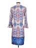 Nicole Miller Paisley Blue Casual Dress Size 4 - photo 2