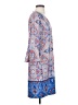 Nicole Miller Paisley Blue Casual Dress Size 4 - photo 4
